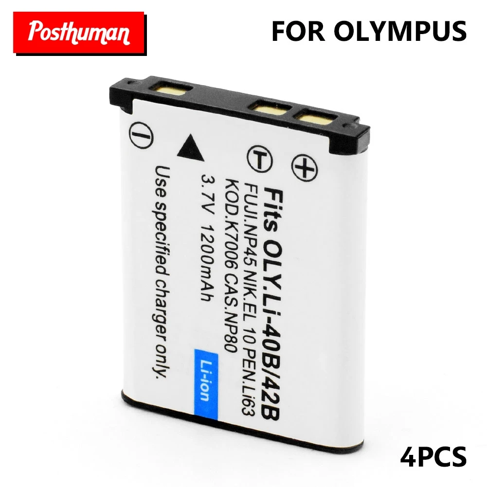 

Li-40B Lithium Bateria For Olympus Digital Camera Li-ion batteries 1200mAh 3.7V Rechargeable Battery IR-300 SP-700 TG-310 VH-210