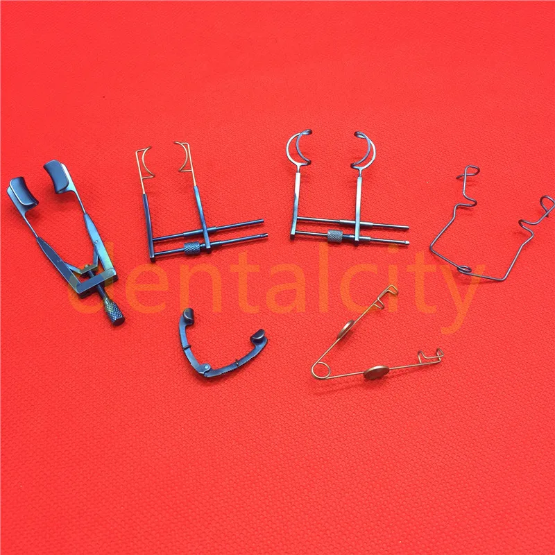 Titanium Eye Speculums wire blade/V type solid blade opener eyelid