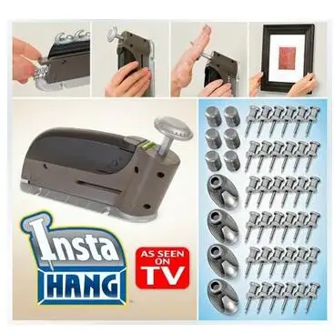 Smartlife High Quality Insta Hang Seamless Convenient Wall Studs Nail Picture Wall Hook Hanging Nail Gun As Seen on TV
Smartlife High Quality Insta Hang Seamless Convenient Wall Studs Nail Picture Wall Hook Hanging Nail Gun As Seen on TV