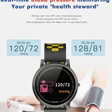 Цвет Экран Смарт Спорт Браслет сердечного ритма Фитнес трекер умный Браслет крови Давление часы для samsung Galaxy Note 8 5 4