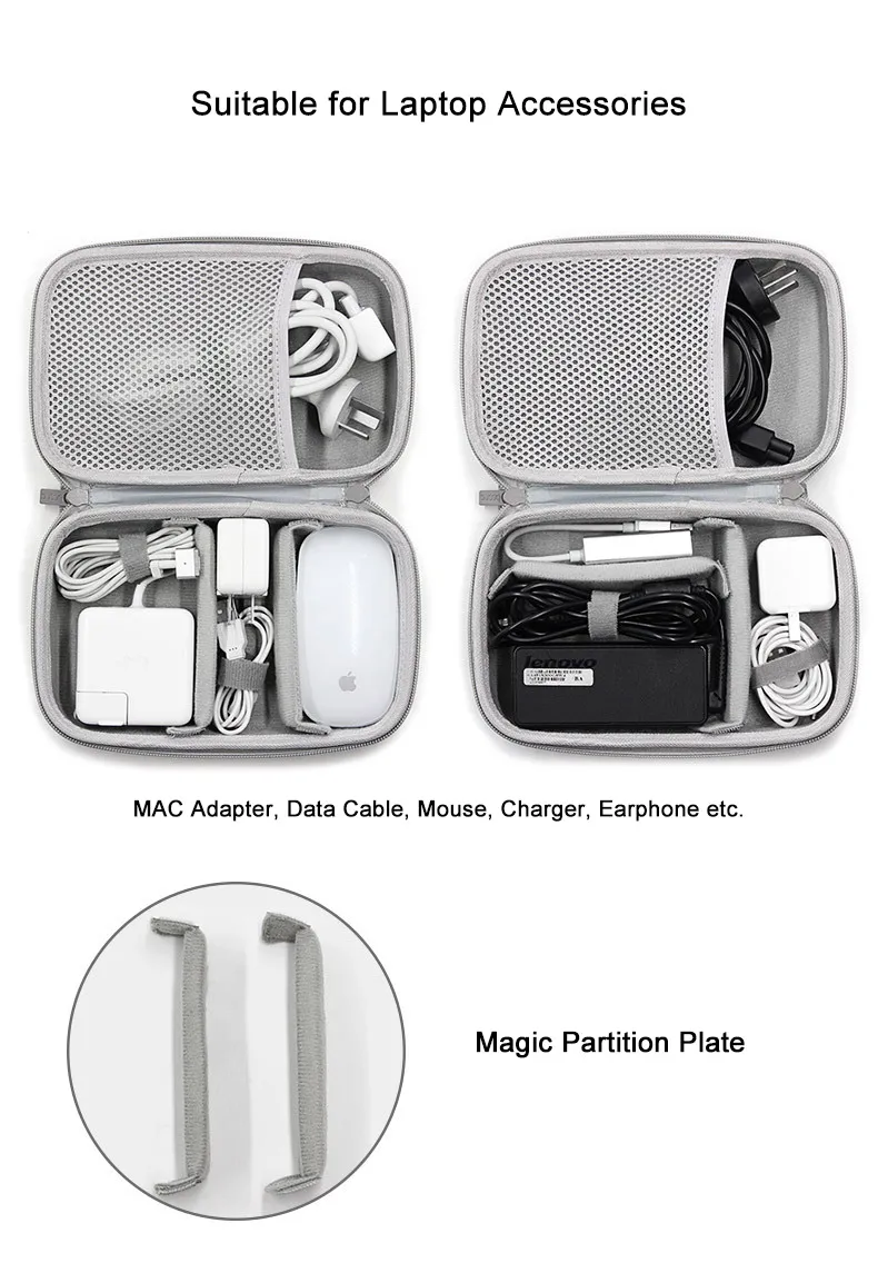 Жесткий корпус цифровые гаджеты сумка для хранения адаптер для Mac мышь кабель для передачи данных наушники HDD электронные гаджеты Органайзер чехол