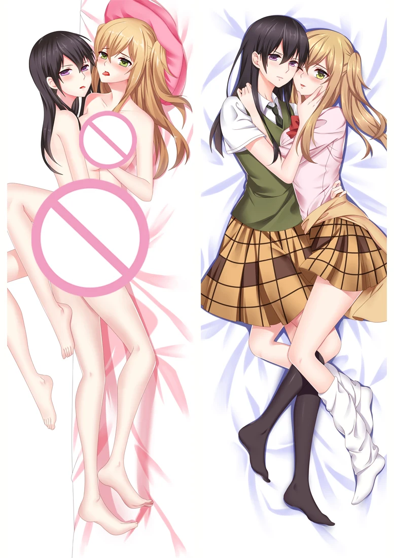 

Japanese Anime Citrus Aihara Yuzu Aihara Mei sexy girl Dakimakura body Decorative Pillow case Hugging Body throw Pillow Cover