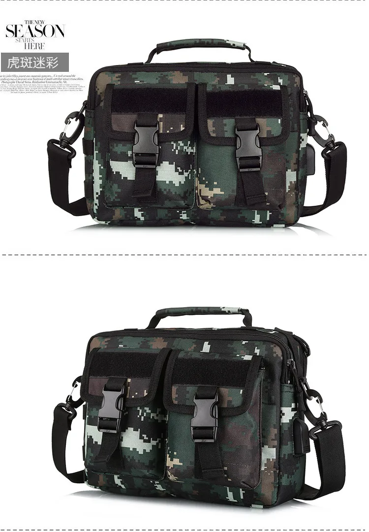 800D армейская тактическая сумка на плечо, походные аксессуары для кемпинга, спортивная сумка через плечо, военная сумка, камуфляжная сумка-мессенджер