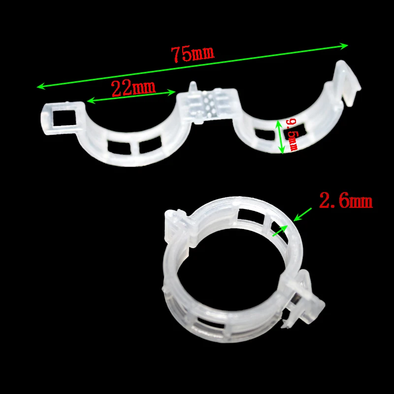 50pcs Plastic Sticks Tied Bangwan Clip Clip Hanging Vine Vines Fixing Tools Help Plant Flowers And Vegetables Fixed Accessories