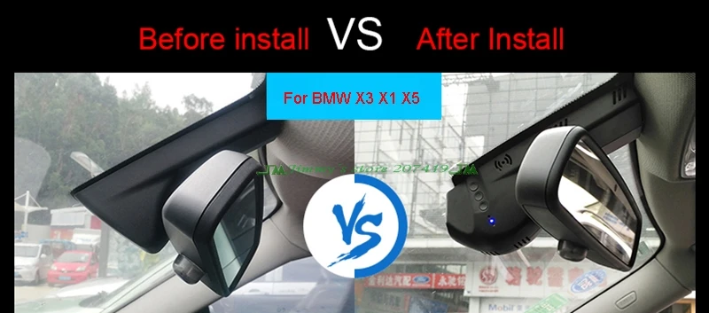 Для BMW X3 e83 f25 X4 f26 GT f34 f07 5X1X5 F15 /f30 320i двойной len, Wi-Fi, Видеорегистраторы для автомобилей Видео Регистраторы Dash Cam