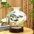 New Chinese Style Jingdezhen ceramic vase pomegranate vase flower arrangement Chinese home decoration living room TV cabinet 9