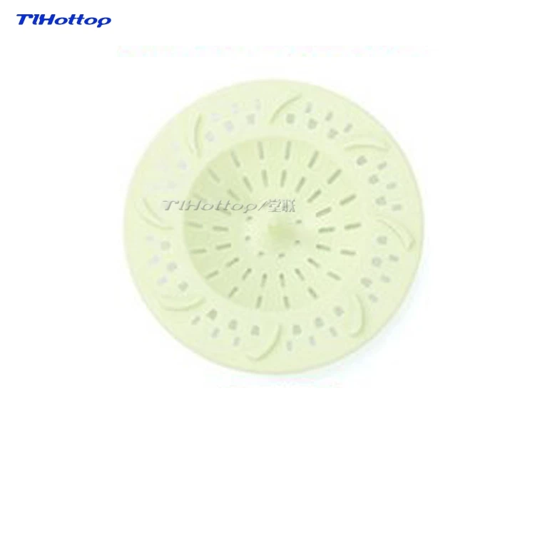 Green 1pc Противозасоряющая силиконовая раковина канализация фильтр для мусора сетка кухня ванная комната - Цвет: Green 1pc