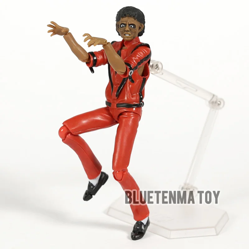 14 см Figma 096 MJ Коллекция Фигурки игрушки триллер MV ver. Модель украшения головы Сменные