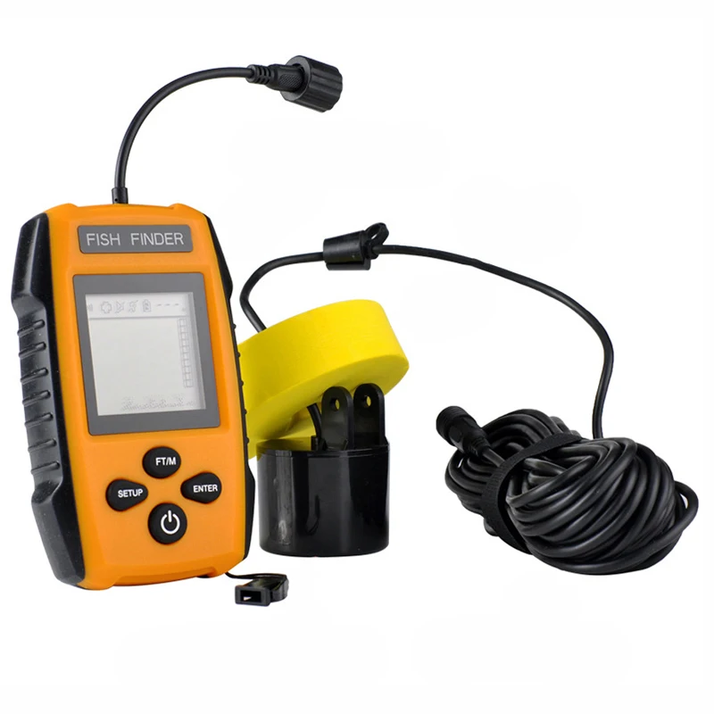 

Wired Fish Finder 100M Portable Sonar Sensor LCD Fish Finders Echo Sounder Fishing Finder Fishfinder For Outdoor Fishing TL88E