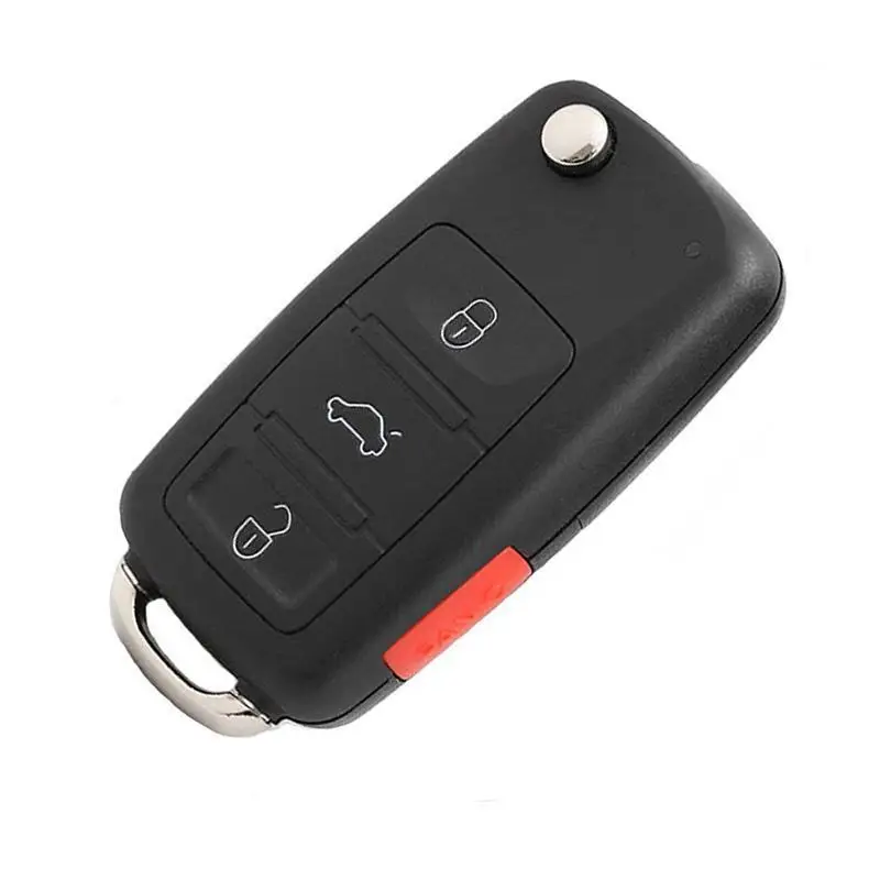 

3+1 Remote Key Case Shell VW BEETLE JETTA PASSAT GOLF Rabbit MK4 MK5 R32 GTI