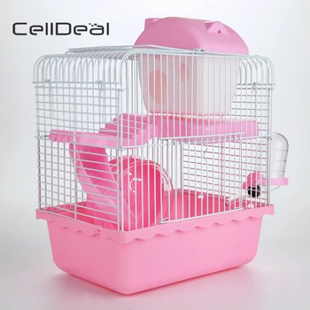 

2 Tiers Gorgeous Large Hamster Mouse Cage Storey Fantasia Hamster Cage Castle Hamster Warm House Hamster Supplies Mouse Cage