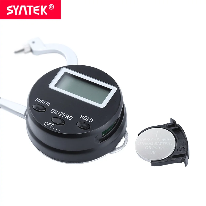 Syntek 0 25 мм мини электронный цифровой толщиномер 01 с круглой головкой|thickness gauge|digital