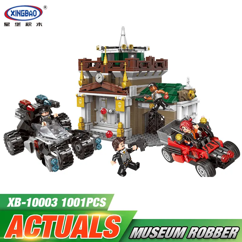 

XINGBAO 10003 City Police Series The Museum Robber Set Building Blocks Bricks Educational Kids Toys New Christmas Birthday Gift