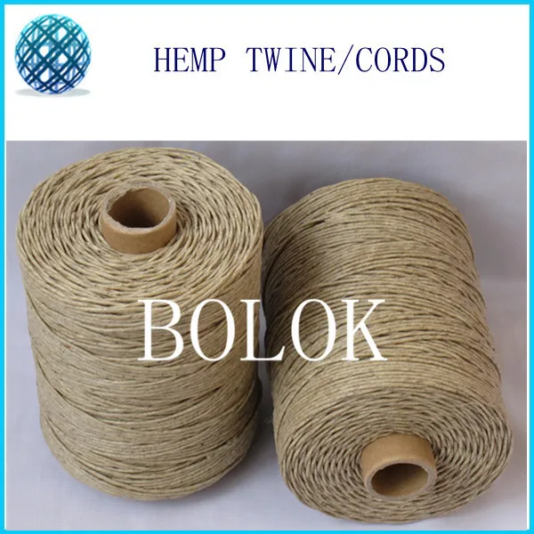 Beste 3 stks partij 1.2mm beewaxed hennepstreng 750 voeten, 230 m spool, licht kleur natuurlijke touw door gratis verzending