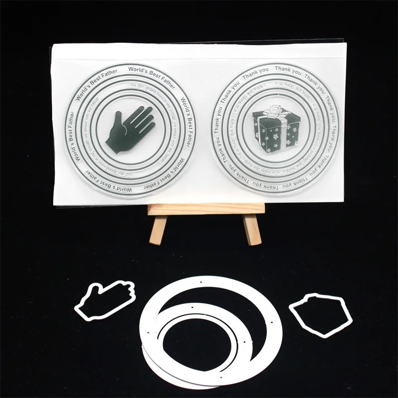 

KSCRAFT World's Best Father Transparent Clear Silicone Stamps for DIY Scrapbooking/Card Making/Kids Fun Decoration Supplies