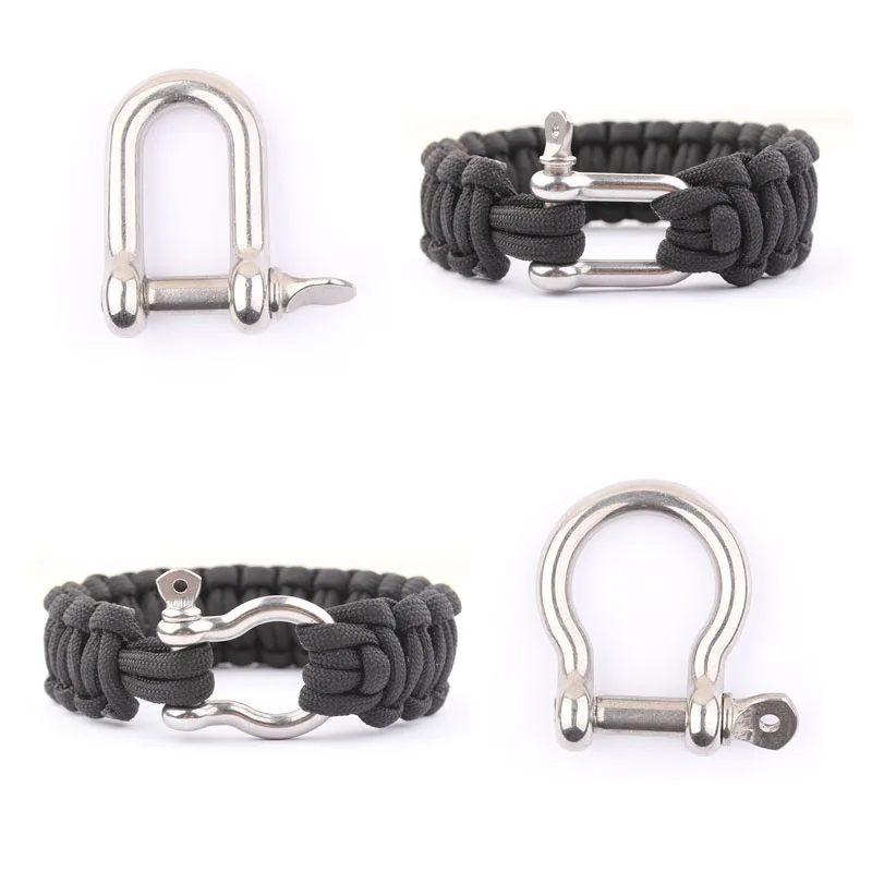 10 قطعة/الوحدة الفولاذ المقاوم للصدأ قابل للتعديل PARACORD في المظلة الحبل الحبل سوار أغلال أبازيم 10 قطعة/الوحدة الفولاذ المقاوم للصدأ قابل للتعديل PARACORD في المظلة الحبل الحبل سوار أغلال أبازيم