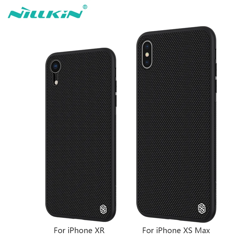 

Nillkin Nylon PC Plastic Back Cover for iPhone XR case protector funda for iPhone xs max cover 6.1'' & 6.5'' for iphone xsmax