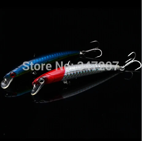 Trulinoya 2pcs/lot MINNOWS 90mm/6g Hard Fishing Lures Tackles Free Shipping | Спорт и развлечения