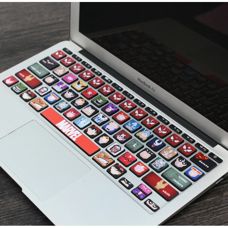 Suitable for Macbook Air13 Pro15 keyboard cover letter translucent keyboard sticker M1 Air