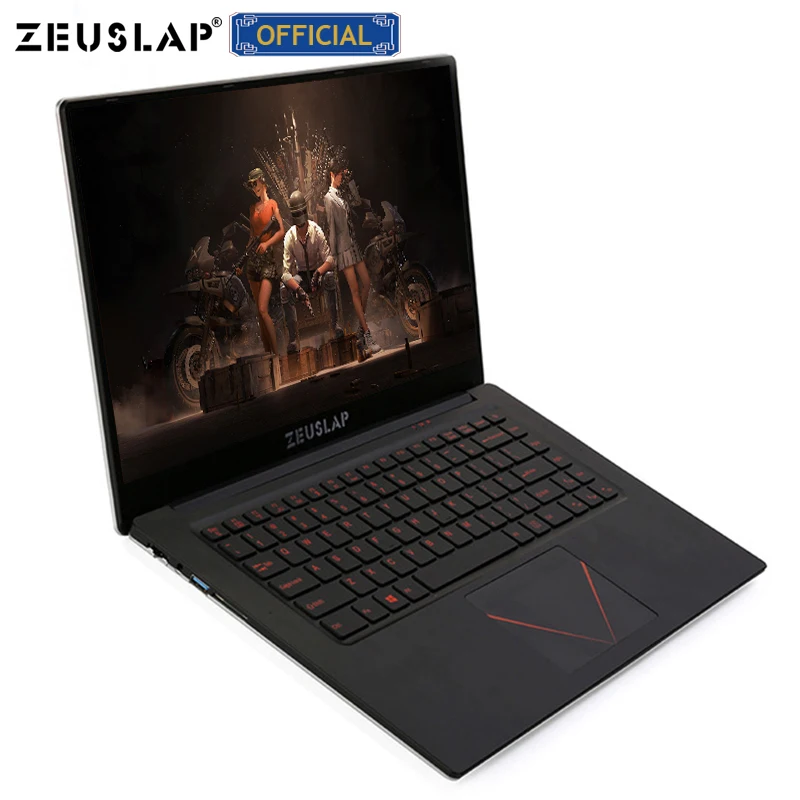 ZEUSLAP новый 15,6 дюймов 6 ГБ оперативная память двойной диски 1920*1080 P ips экран оконные рамы 10 системы Быстрая загрузка дешевые нетбук ноутбук тетрадь компьютер - изображение