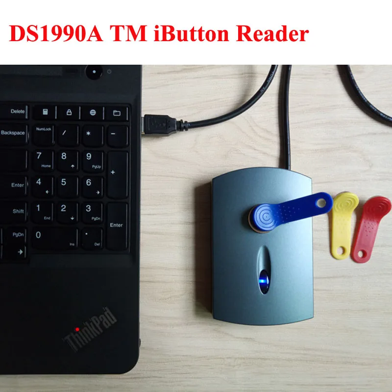 DS1990A TM iButton устройство считывания USB Plug and Play + 2 шт. TM1990A F5 Key карты|Считыватели
