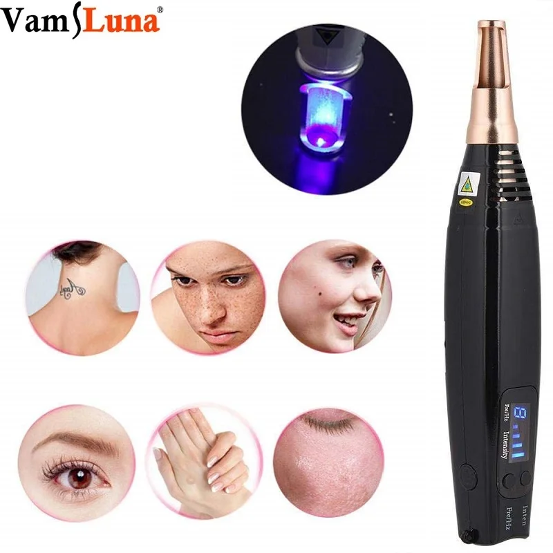 Skin spots removal pen, Wart remover ,Scar Removal Machine, Blue Light