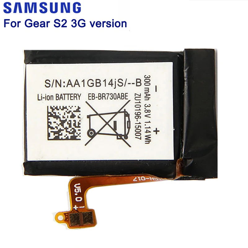 samsung Батарея для samsung Шестерни S2 3g версия R730 SM-R600 SM-R735 SM-R730S SM-R730A SM-R730V SM-R730T EB-BR730ABE