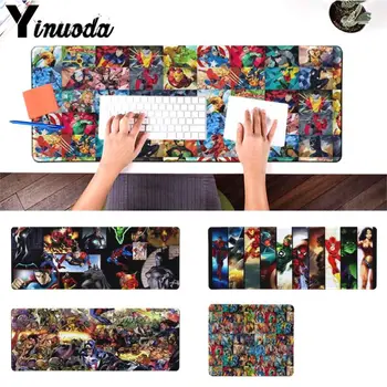 

Yinuoda Marvel Comics Superheroes Collage gamer play mats Mousepad Size for 30x90cm and 40x90cm Gaming Mousepads