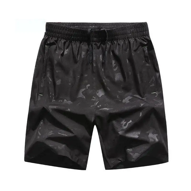 Новое поступление Лето Extra large камуфляжные повседневные штаны Для мужчин шорты Модный тонкий эластичный пояс Свободные печати большие размеры L-7XL 8XL