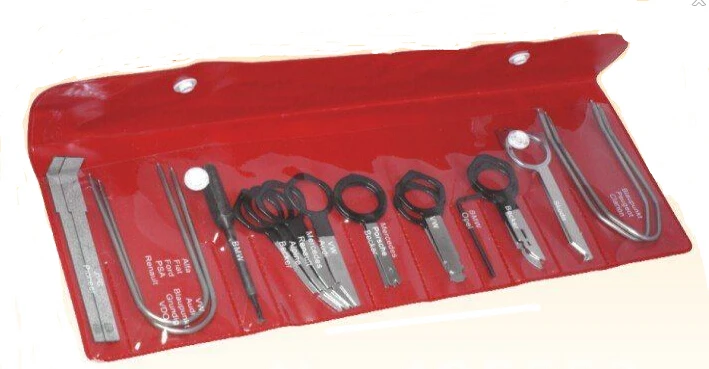 20 pc Um Conjunto Ferramenta de Remoção de Rádio Conjunto de Método de Envio Opcional