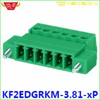 Kf2edgk 3.81 20pin pwb terminais blocos 15