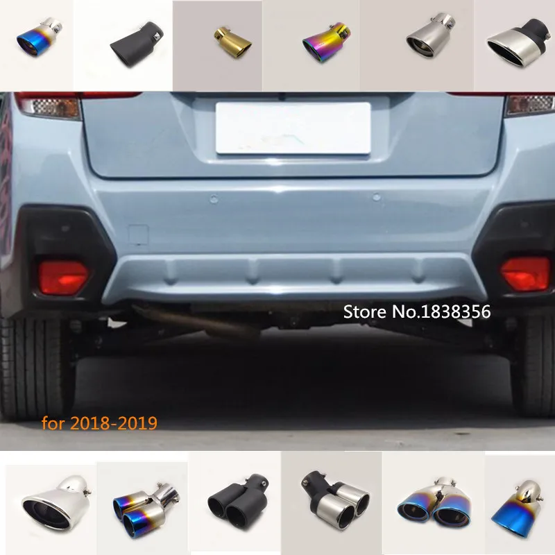 Наконечник глушителя для кузова автомобиля Subaru XV 2018 2019 2020 экстерьер выпускная