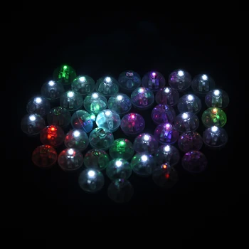 

100Pcs/lot Round Mini Led Light Balloon Lights Luminous Balls Party Led Flash Lamp For Christmas Halloween Wedding Decoration