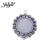 JUYA 10pcs/lot 25mm Ancient Cabochon Base Tray Bezel Blank Setting For Pendant Necklace DIY Jewelry Making Findings jewellery ► Photo 3/6