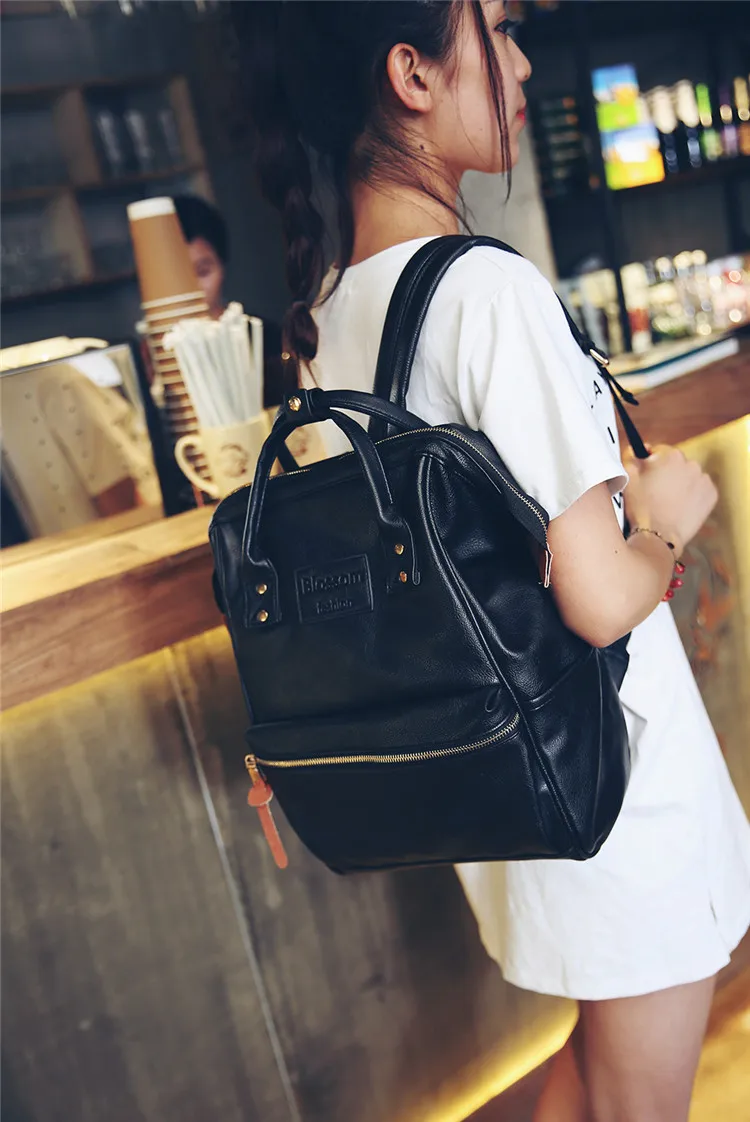 Fashion Mummy Diaper Bag Backpack Leather Waterproof Maternity Nappy Bag Large Capacity Travel Mother Handbag For Mom Baby Care (25)