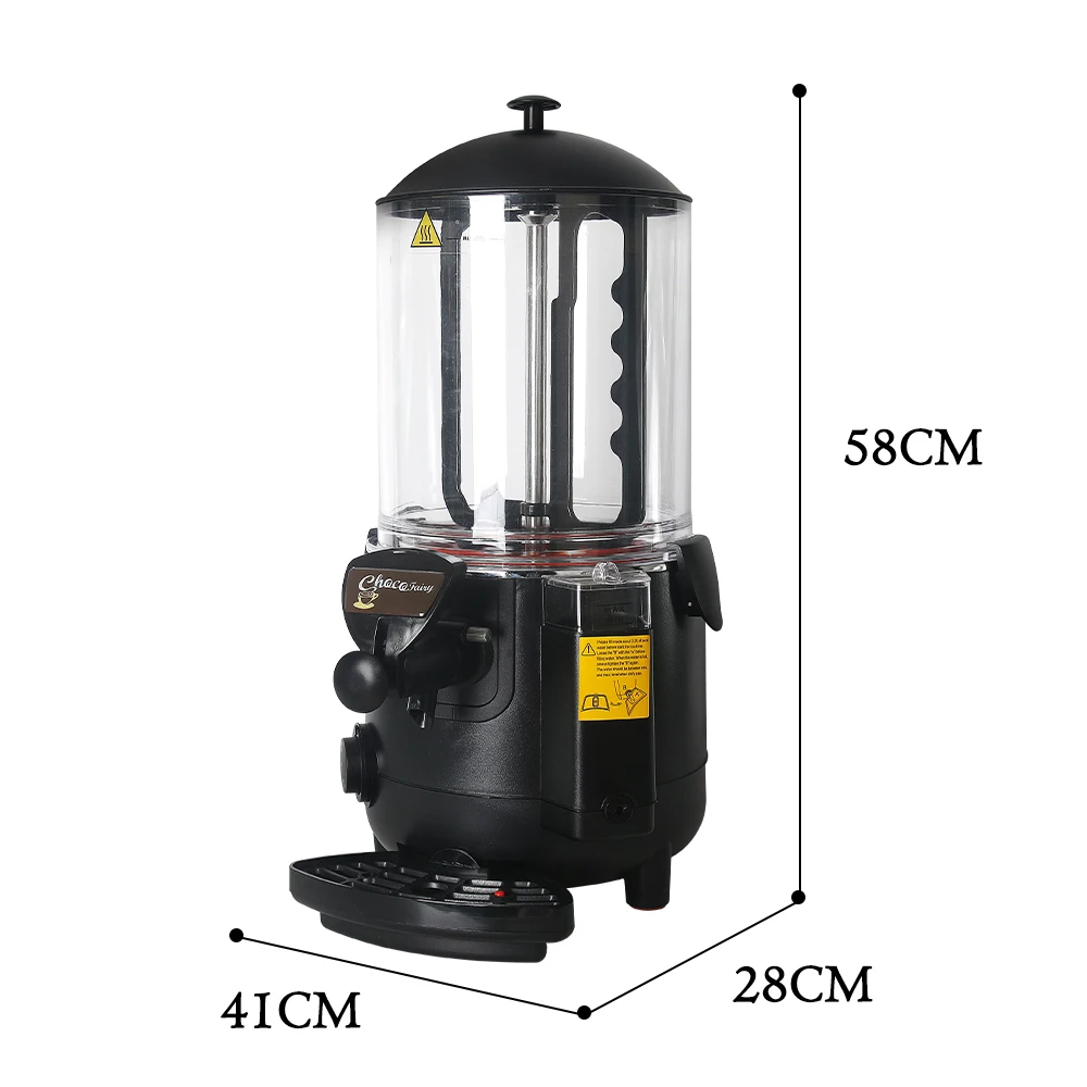 ITOP Commercial Hot Chocolate Dispenser Machine for Cafe, Party Bath system 5L/10L Hot Beverage Coffee Milktea Mixer 220V