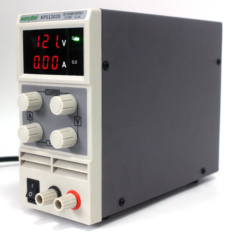 

KPS1202D Output 0-120V 0-2A Support AC110-220V Adjustable Variable Portable Mini DC Switching Power Supply