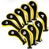 High Quality 10Pcs Rubber Neoprene Golf Head Cover Golf Club Iron Putter Protect Set Number Printed with Zipper Long Neck ► Photo 1/5
