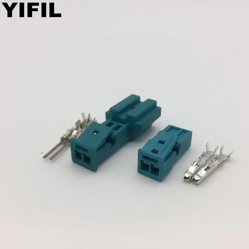 

5Sets/lot 2 Pin/Way Male Female Door lights High-pitched Speaker Plug Stereo Electric Connector For BMW