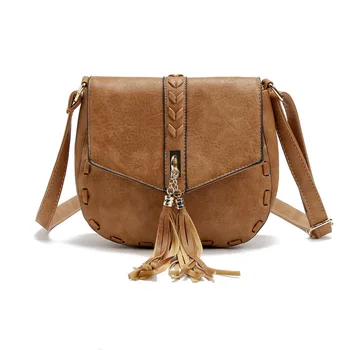 

071817 new hot women small flap bag lady mini tassel shoulder bag