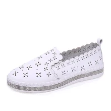 Дизайнерские лоферы; ажурное Кружевное белое кожаное платье; женская обувь на плоской подошве; женские кроссовки; zapatos mujer; женская обувь