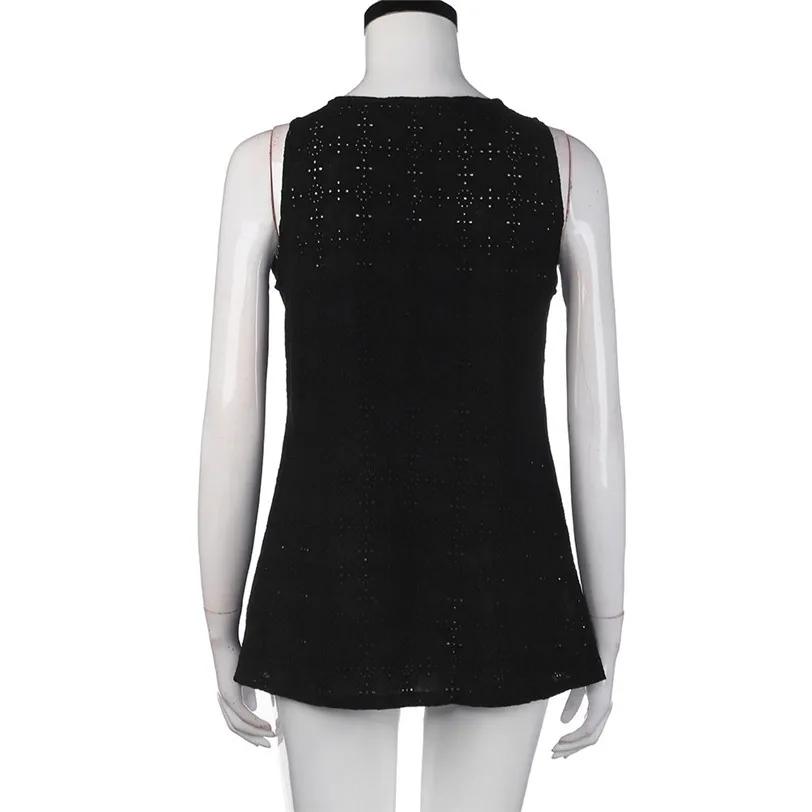 Sweet Lace Tank Top Vest Women Beach Casual Boho V Neck Camis 2018 Women's Tops Base Shirt Women's Blouse Wholesale noAR13 (18)
