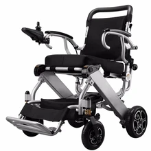 США FDA CE Горячая легкий дешевый алюминий складное Электрическое Кресло-коляска с литиевой батареей от китайского производителя