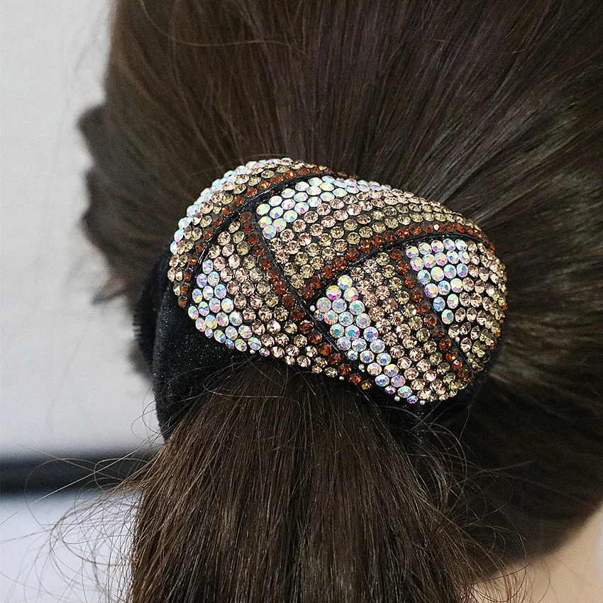 12 style fashion women multicolor rhinestone crystal rope hairband