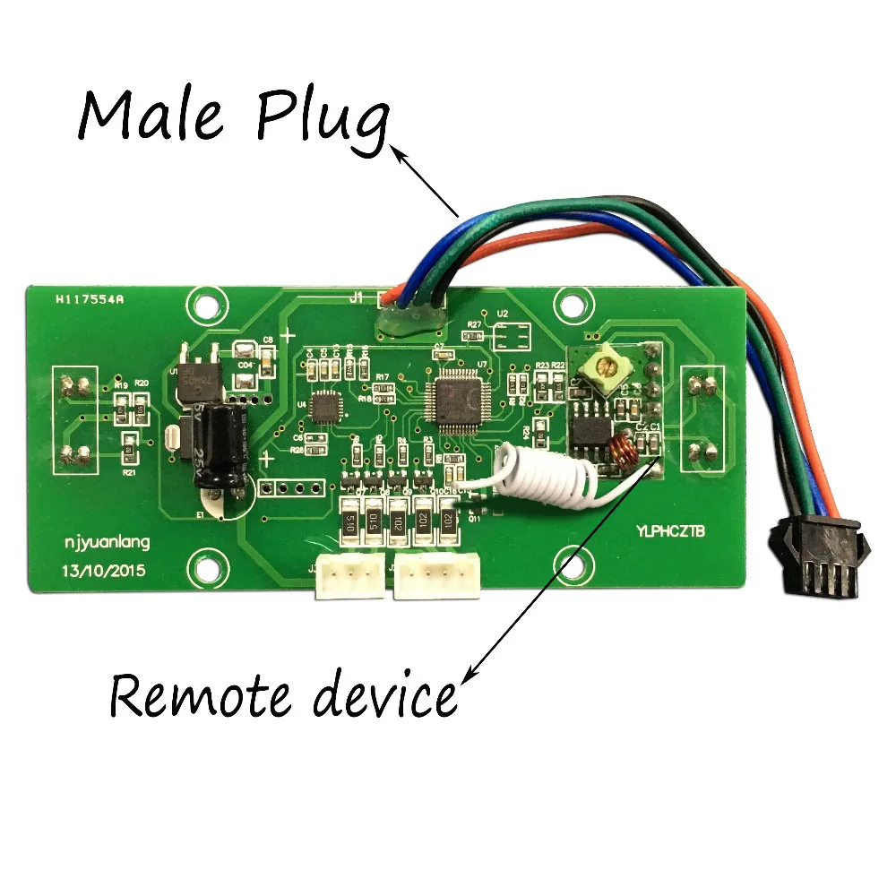 

10 pcs Gyrosocope/Sensor Pad Male Plug with Remote for Two wheel self balancing Scooter Part Hoverboard Parts in one box