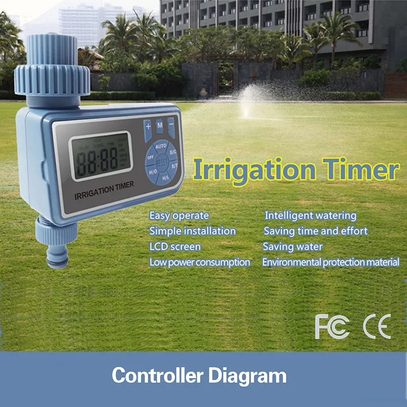 

Automatic Electronic Smart Digital Water Timer Irrigation Controller System Garden Watering Timer