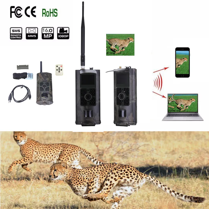 Дикие фото-ловушки, Охота Trail camera HC700G MMS дикая природа Инфракрасный цифровой ловушка HD камера s внешнее солнечное зарядное устройство