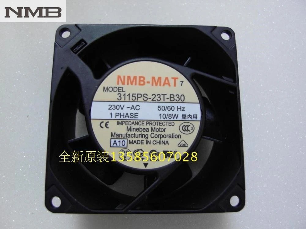 

Original NMB Blowers 3115PS-23T-B30 8038 220V axial fans