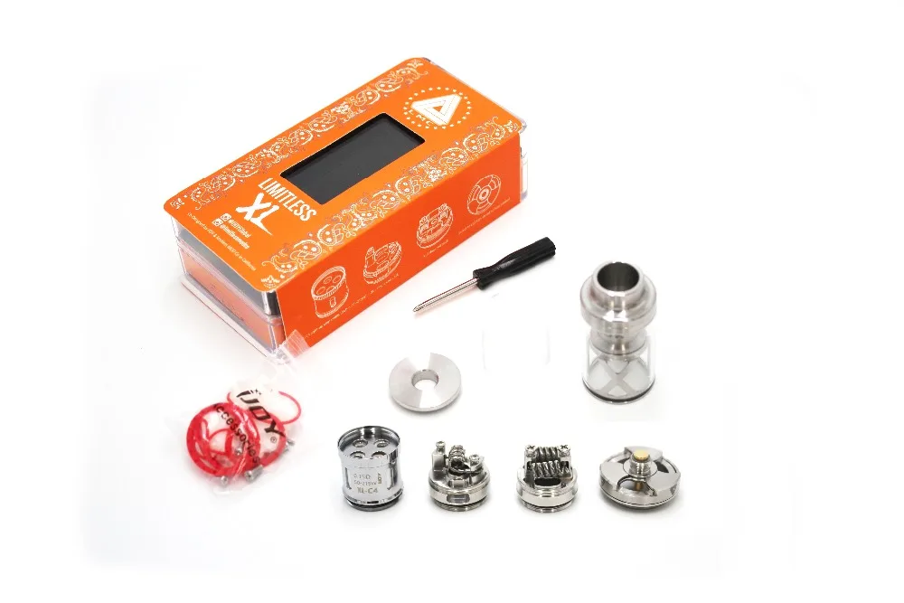 

Authentic IJOY LIMITLESS XL Tank 50W-215W 4ml Fan-styled Airflow Rebuildable Elektronik Sigara Atomizer IJOY LIMITLESS XL