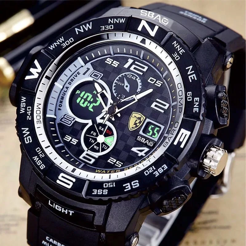 Goede Kopen Led Kinderen Horloge Mannen Jongen 3 Bar Waterdichte Sport